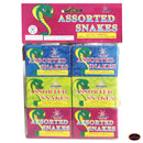 Assorted Snakes 5 Bags / 30 Boxes / 180 pcs Pack